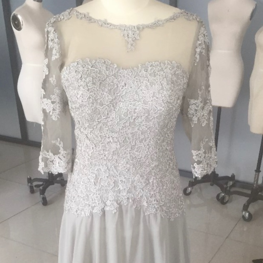 Dress Silver Mother of the Bride